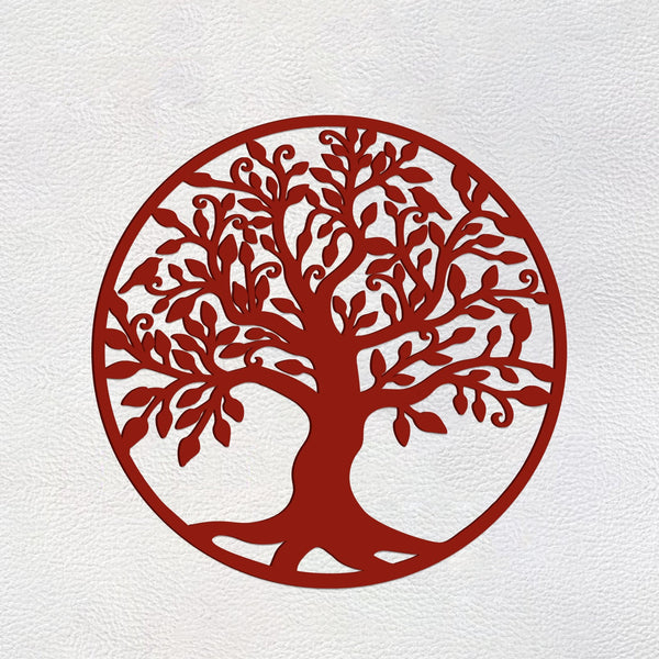 Big Tree in Circle – Premium Wooden Wall Hanging | Nature-Inspired Wall Art