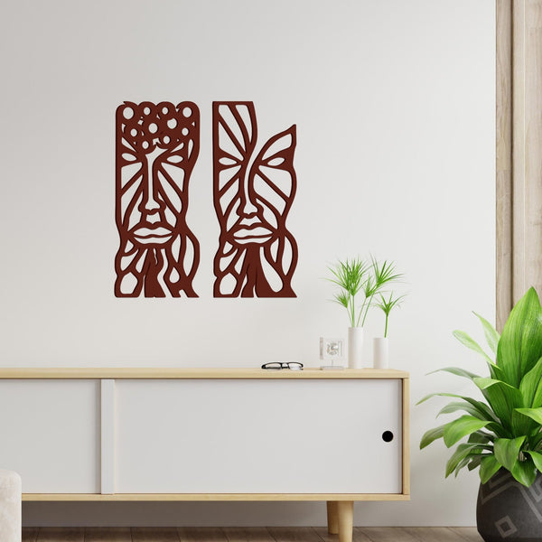 Tribal Art Quality Wooden Wall Hanging