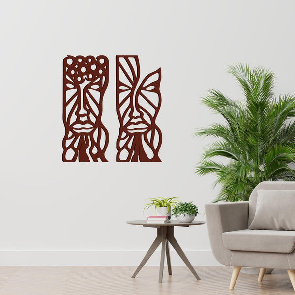 Tribal Art Quality Wooden Wall Hanging