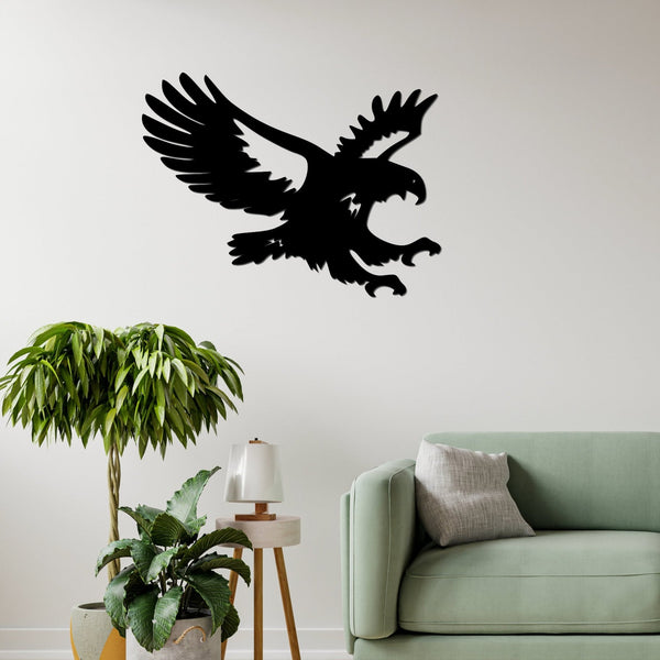 Black Eagle Design Premium Quality Wooden Wall Hanging