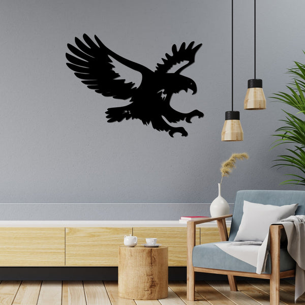 Black Eagle Design Premium Quality Wooden Wall Hanging