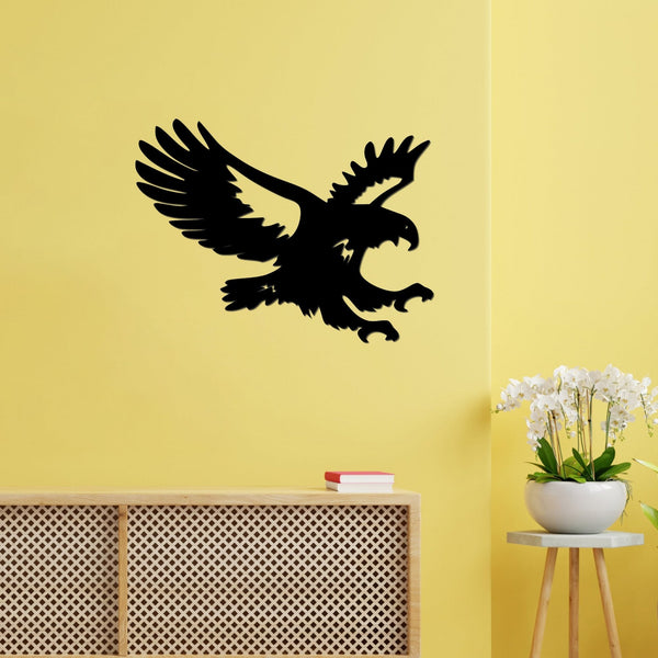 Black Eagle Design Premium Quality Wooden Wall Hanging