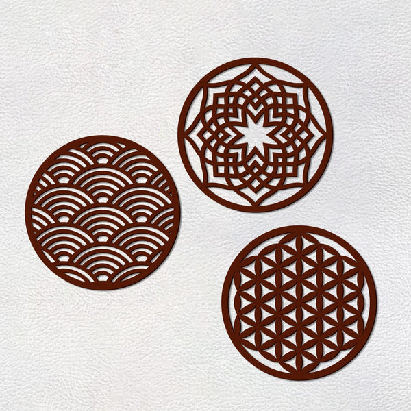 Geometric Circles Premium Wooden Wall Hanging – Modern Elegance Meets Timeless Craft