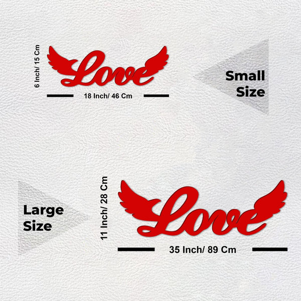 Elegant “Love” Text Premium Wooden Wall Hanging – Laser-Cut Perfection