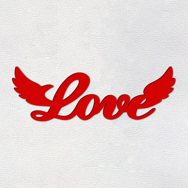 Elegant “Love” Text Premium Wooden Wall Hanging – Laser-Cut Perfection