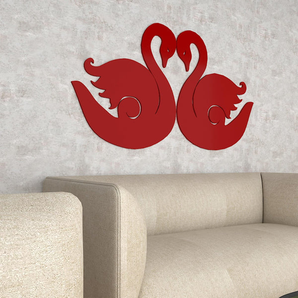 Graceful Swans – Premium Wooden Wall Hanging