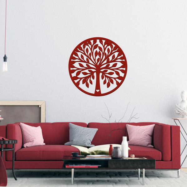 Elegant Circle Tree Design – Premium Quality Wooden Wall Hanging