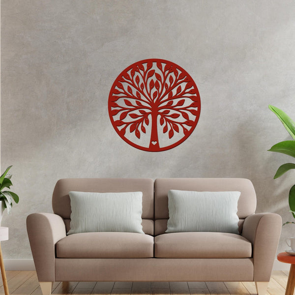 Elegant Circle Tree Design – Premium Quality Wooden Wall Hanging