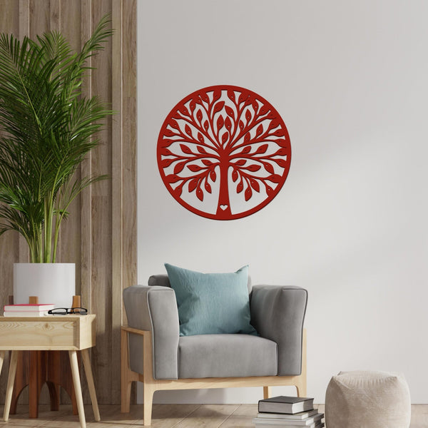 Elegant Circle Tree Design – Premium Quality Wooden Wall Hanging