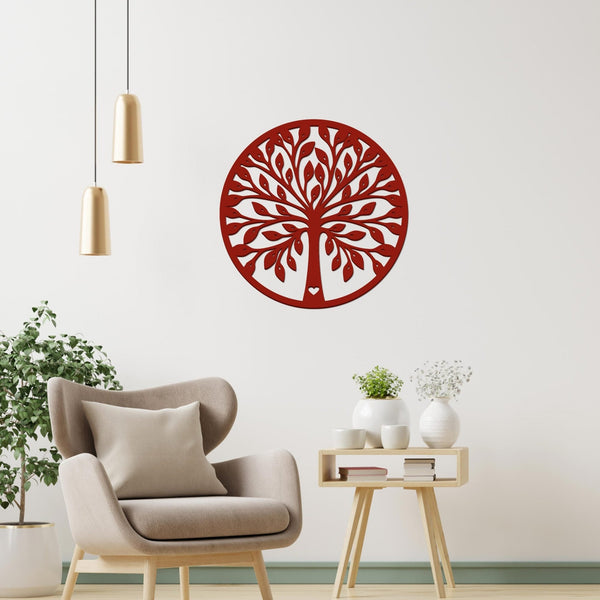 Elegant Circle Tree Design – Premium Quality Wooden Wall Hanging