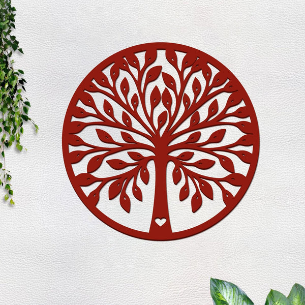 Elegant Circle Tree Design – Premium Quality Wooden Wall Hanging