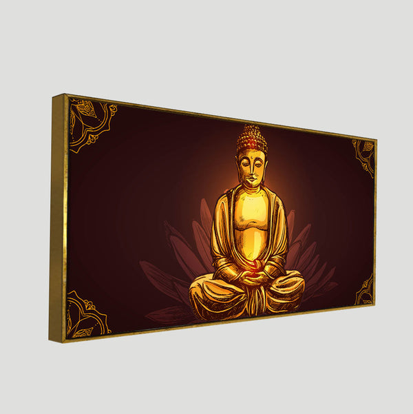 Buddha Meditating Canvas-Wall Painting