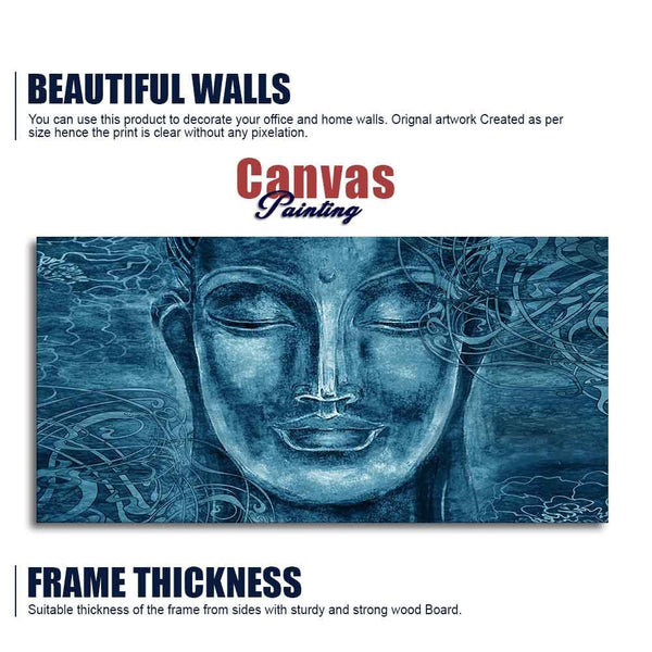 Sculpture of Buddha-Wall Painting