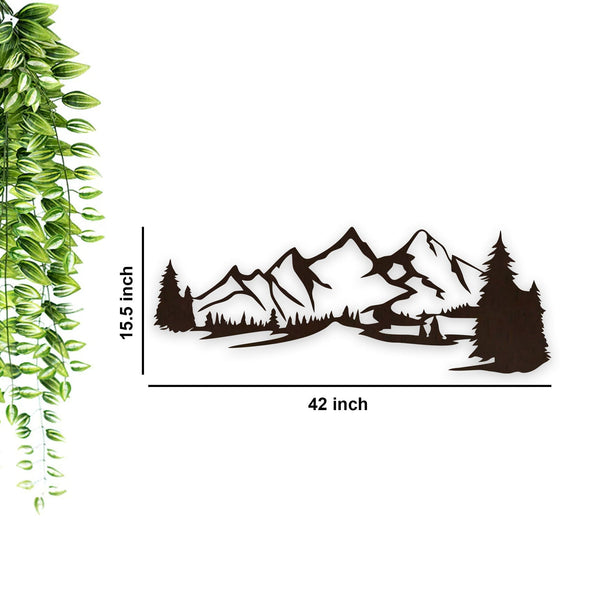 Bring the Outdoors In with Our Tree and Mountain-Inspired Wooden Wall Art