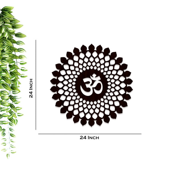 OM Mandala Backlit LED Wooden Wall Hanging – A Spiritual Masterpiece