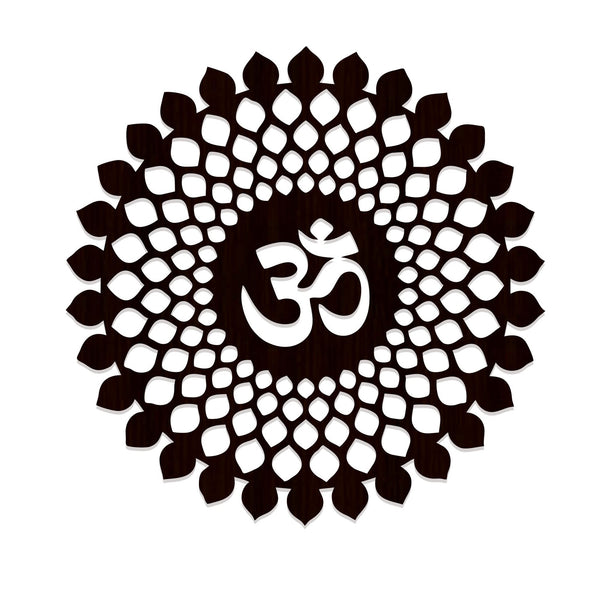 OM Mandala Backlit LED Wooden Wall Hanging – A Spiritual Masterpiece