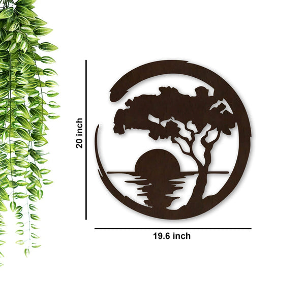 Bring Nature Home – Tree & Sunset LED Wall Art