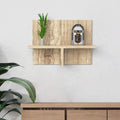 Classic Square-Shaped Wooden Wall Shelves – Mid-Century Modern Style