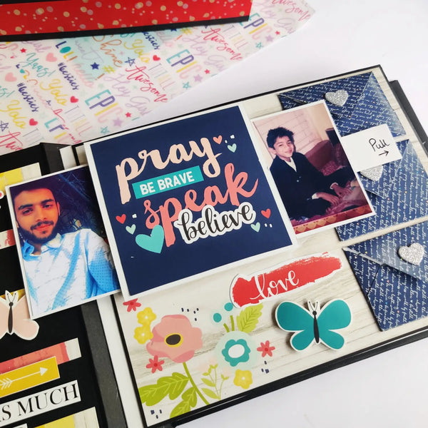 Rotating Wheel Birthday Scrapbook - Gifty