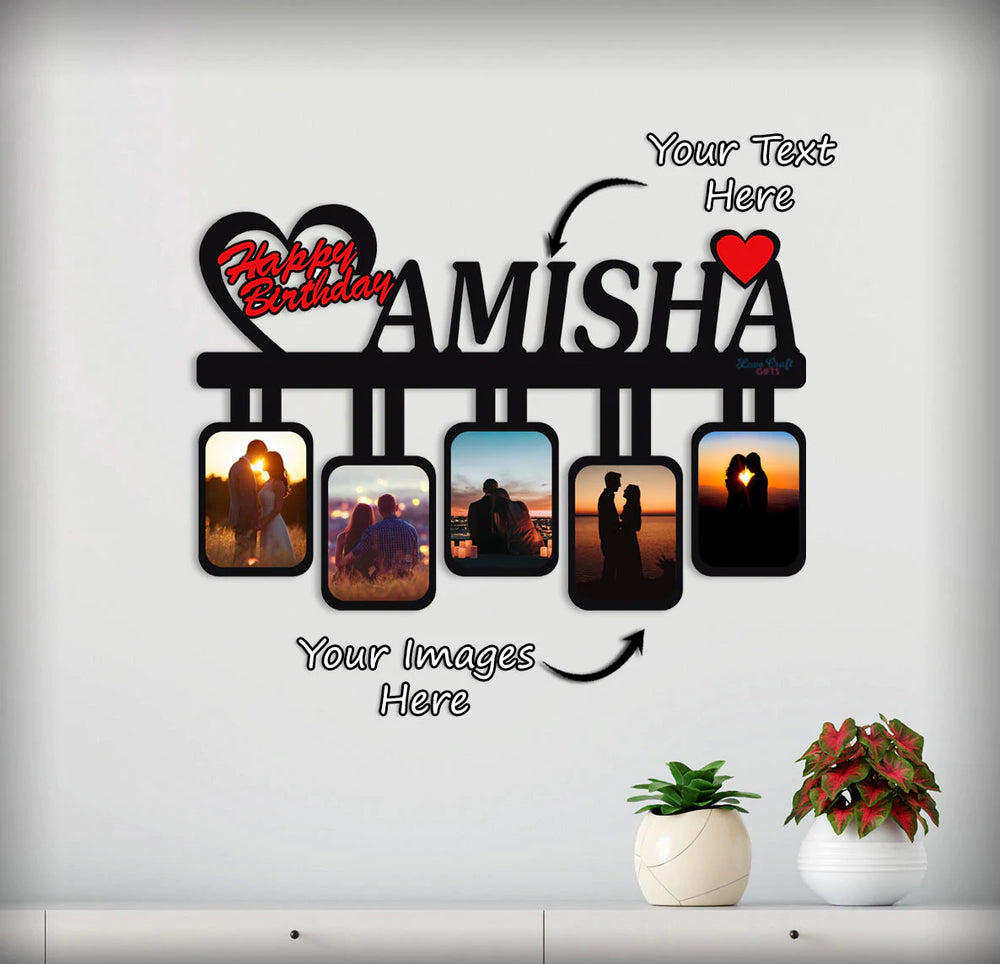 Photo Frame (5 Photo - Personalised)