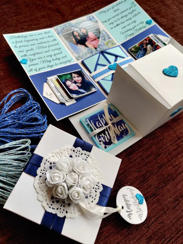 Infinity Box-1 | Blue & White