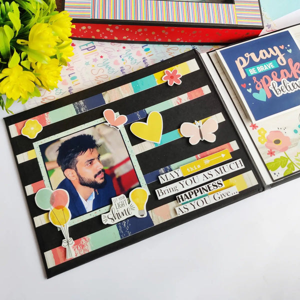 Rotating Wheel Birthday Scrapbook - Gifty