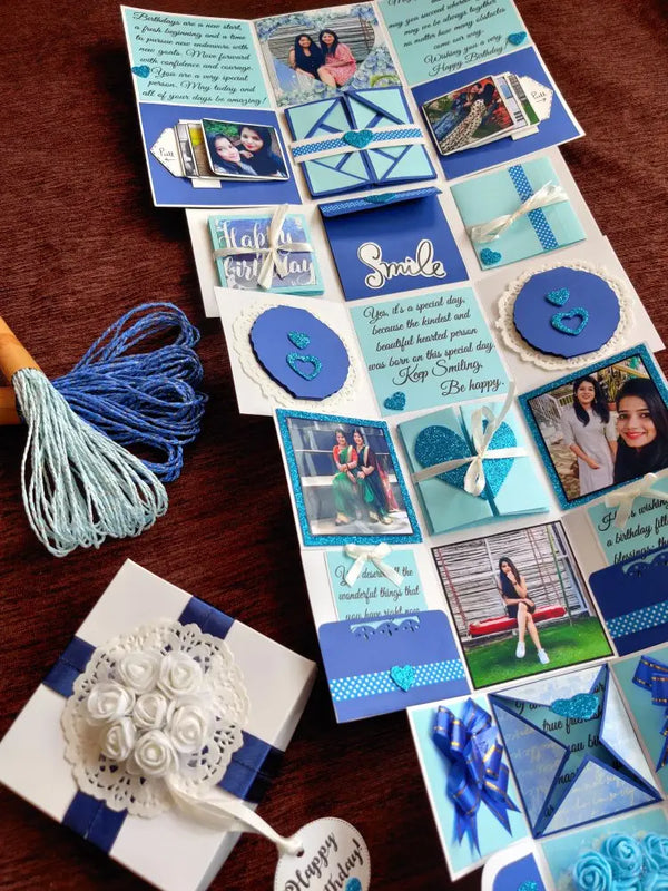 Infinity Box-1 | Blue & White