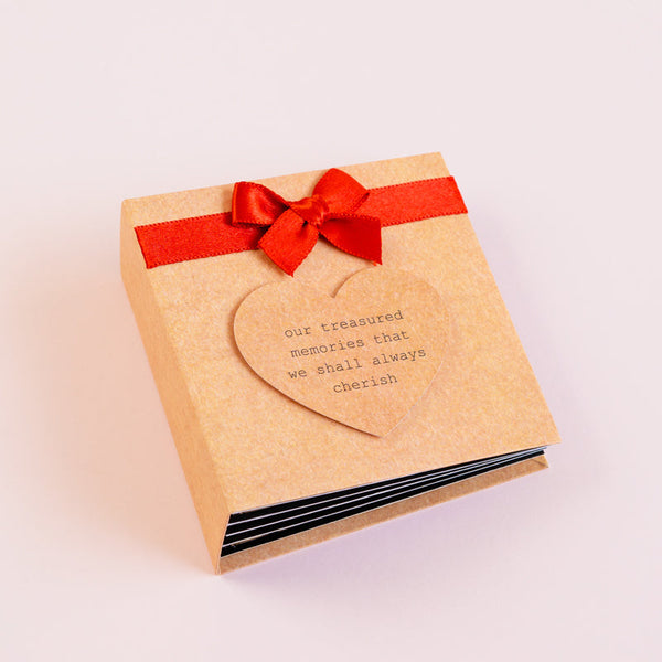 Mini scrapbook album - Our treasured story