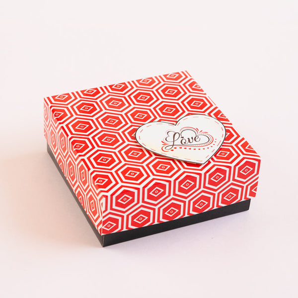 Mini scrapbook album - I love you