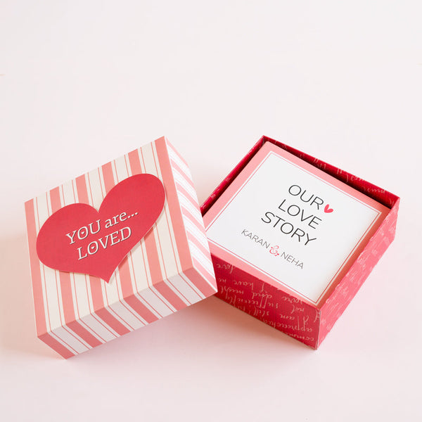 Mini scrapbook album - Our love story