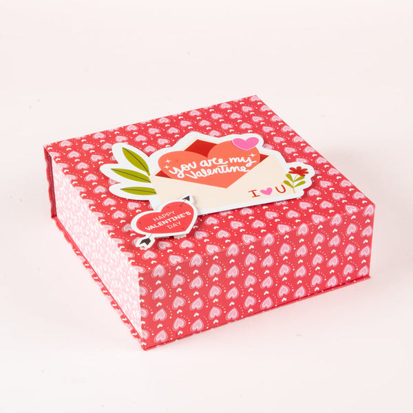 Sweet Valentine's Gift Hamper with Chocolates & Card