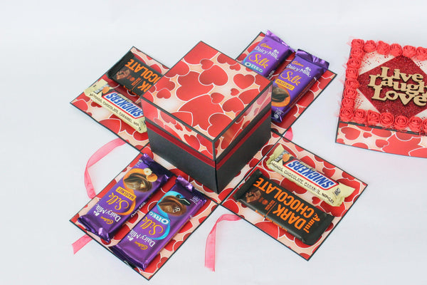 Teddy Chocolate Explosion Box - Gifty