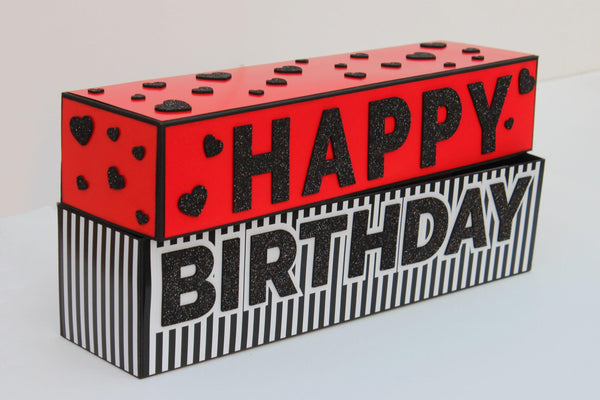 3ft Red Zig Zag Pull Out - Gifty