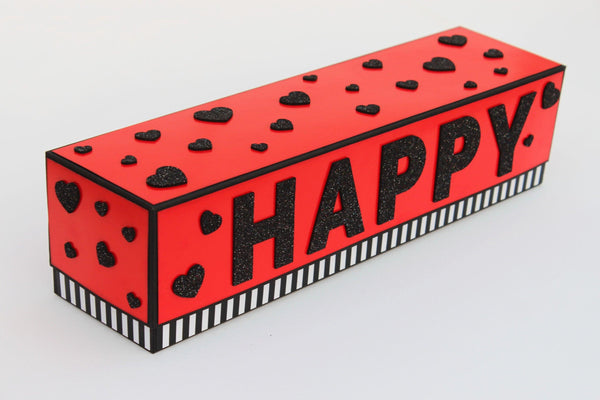 3ft Red Zig Zag Pull Out - Gifty