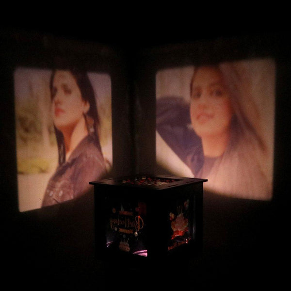 Rotating Photo Shadow Box (Customised) - Gifty