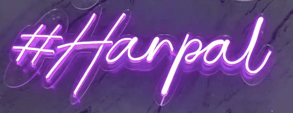 Multicolour Neon Light - 12x30 inches - Gifty