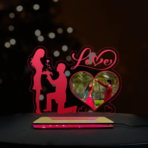 Couple Acrylic Table Top (Multicolour) - Gifty