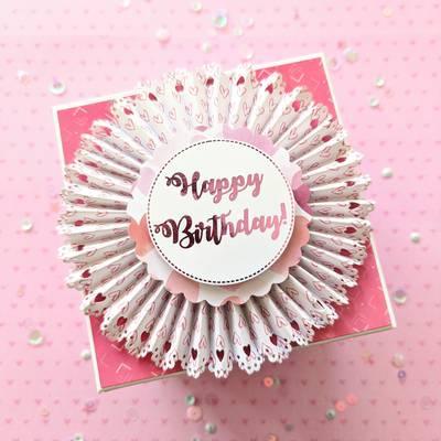 Blush Pink Explosion Box - Gifty