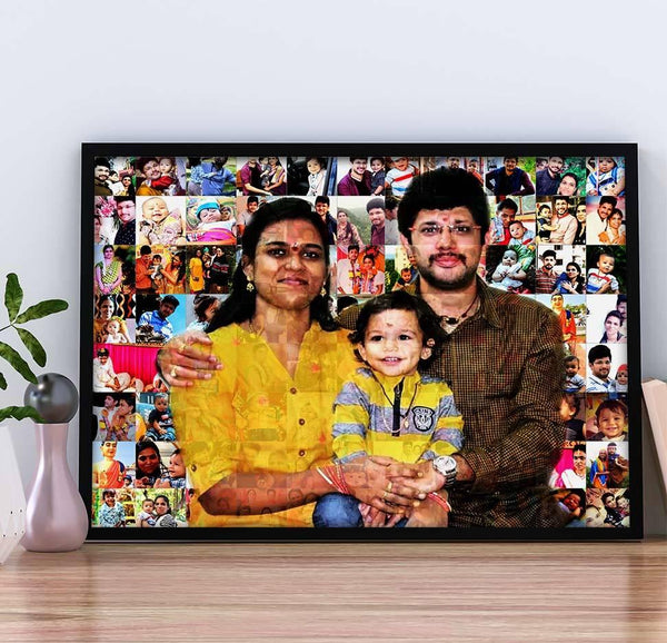 Mosaic Photo Frame (Personalised) - Gifty