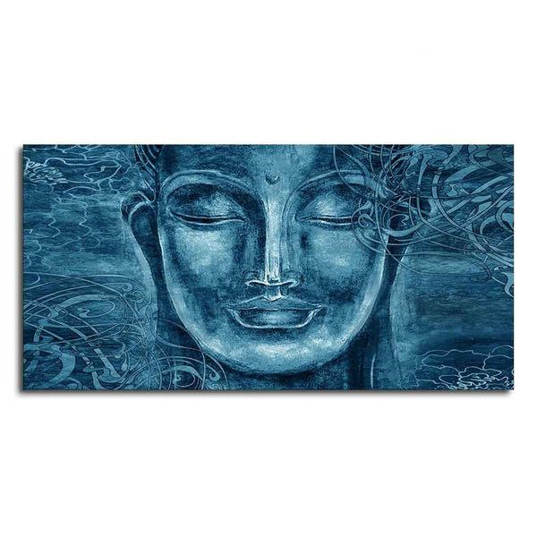 Sculpture of Buddha-Wall Painting