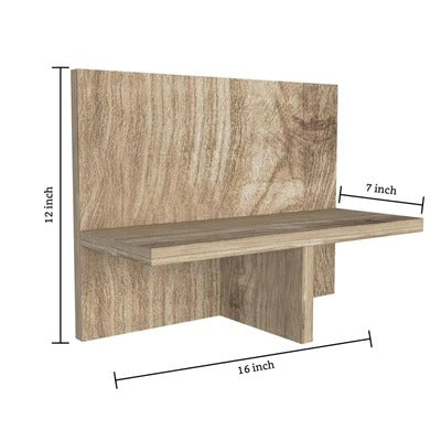 Classic Square-Shaped Wooden Wall Shelves – Mid-Century Modern Style