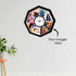 Wall Clock Octagon Shape (Personalised) - Gifty