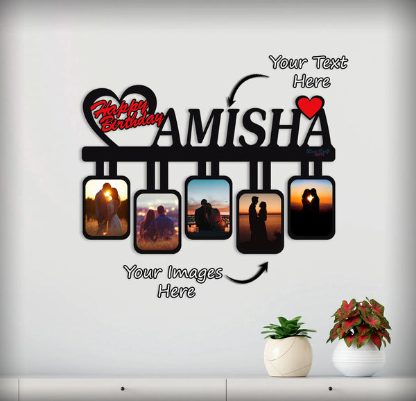 Photo Frame (5 Photo - Personalised) - Gifty