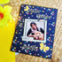 Birthday Greeting Card, Deep Blue with Hearts - Gifty
