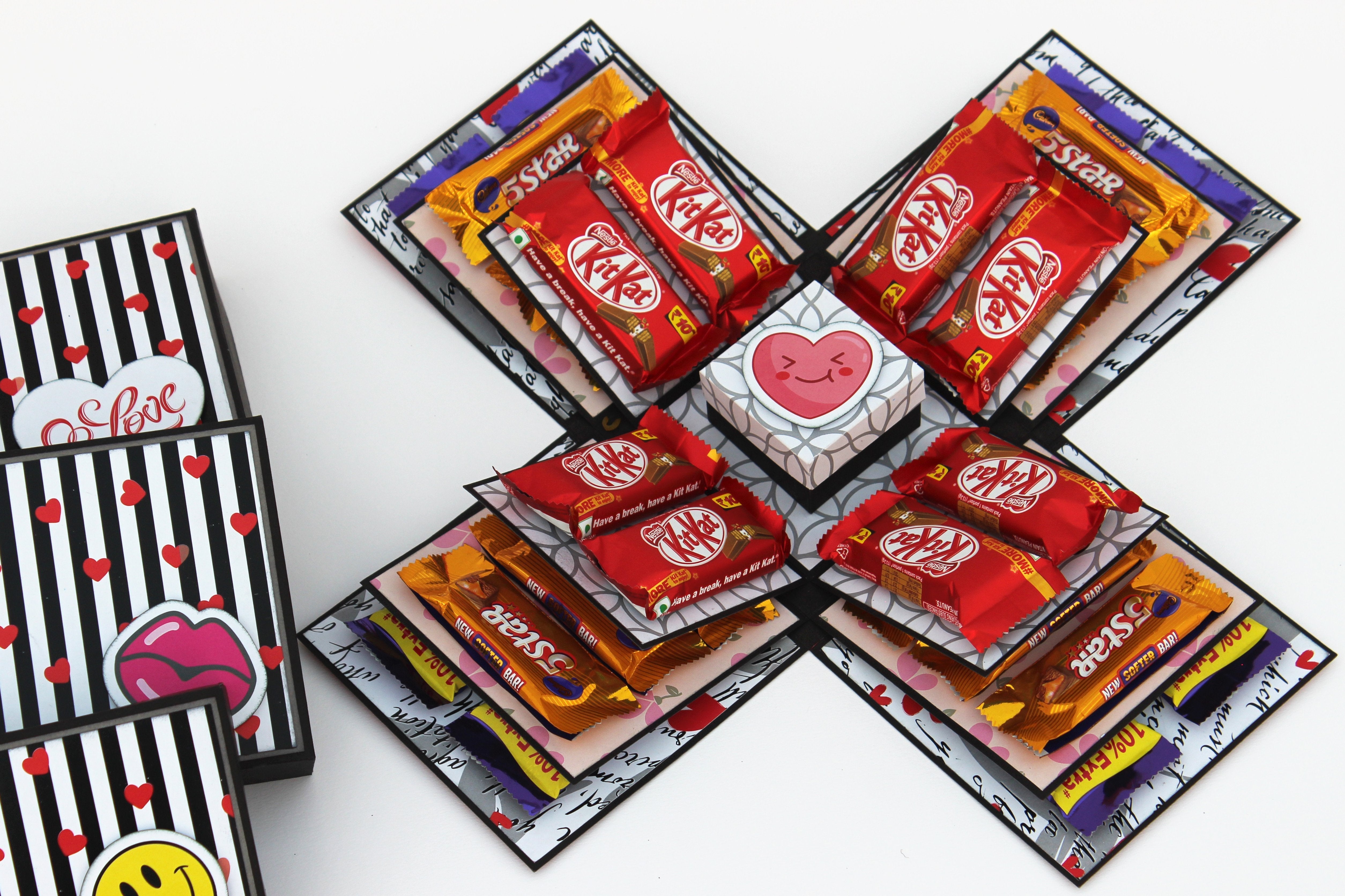 Chocolate Explosion Box - Cute Emojis