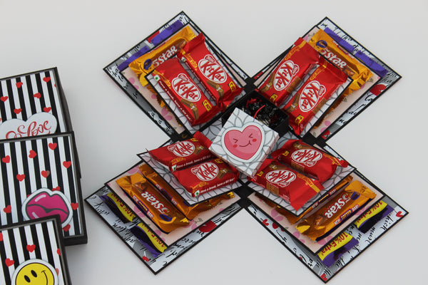 Chocolate Explosion Box - Cute Emojis
