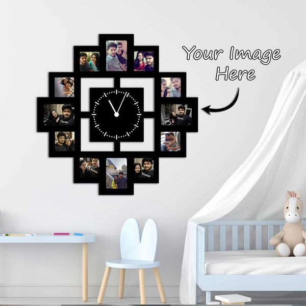 Wall Clock (12 Photos - Personalised) - Gifty
