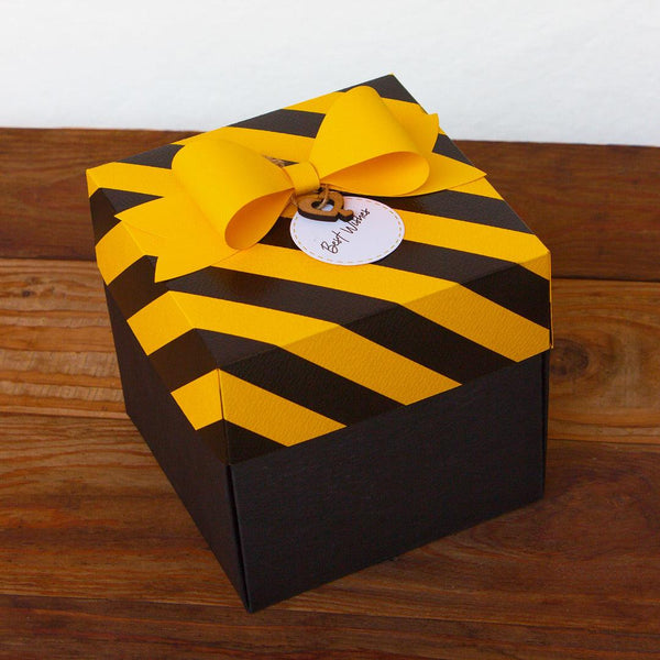 Handmade Yellow Sunshine Photo Explosion Box - Gifty
