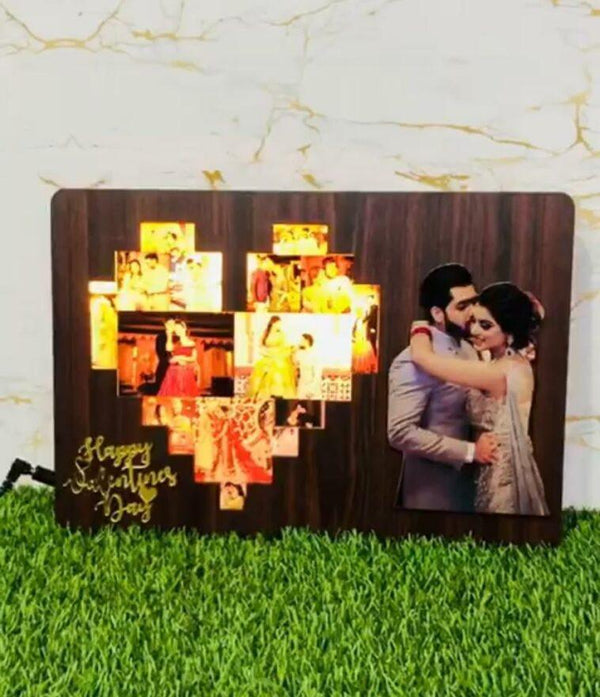 Wooden LED frame - Gifty