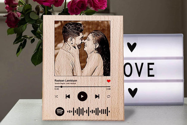 Spotify Frame (Wooden) - Gifty